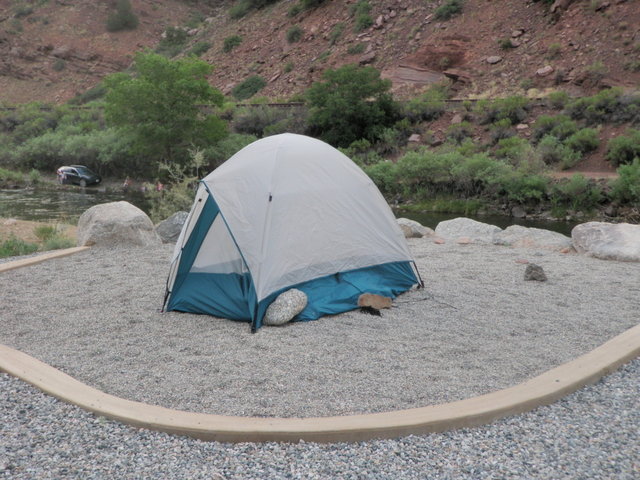 Rocks Inside and Out Anchor REI Tent