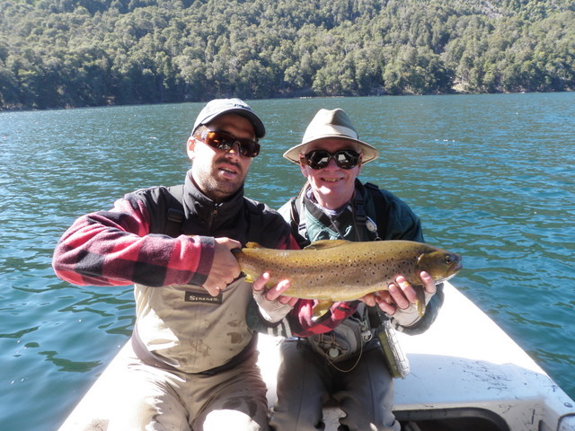 Another Nice Shot with Guide and Fisherman