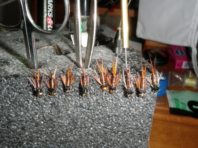 Completed Copper Johns Drying