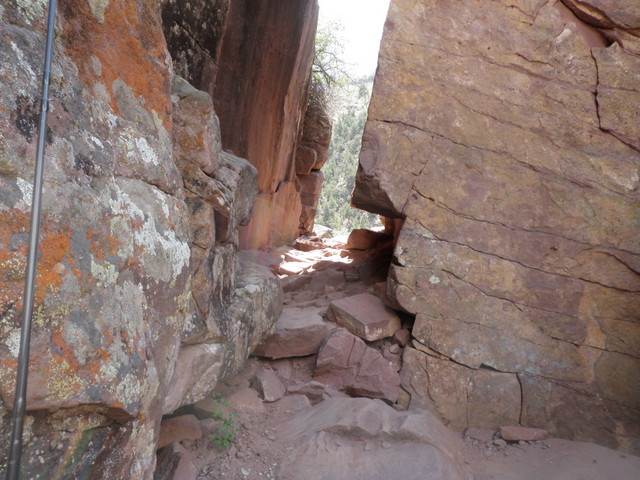 This Gap Is Part of the Hiking Trail Out of the Green River Canyon