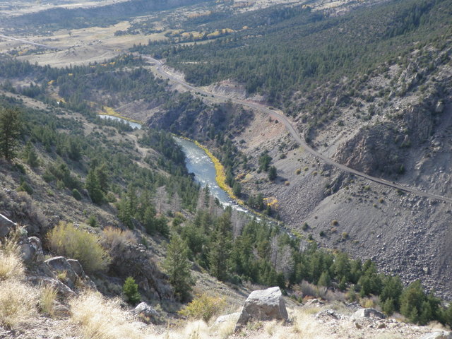 Colorado River at West End of Gore Canyon