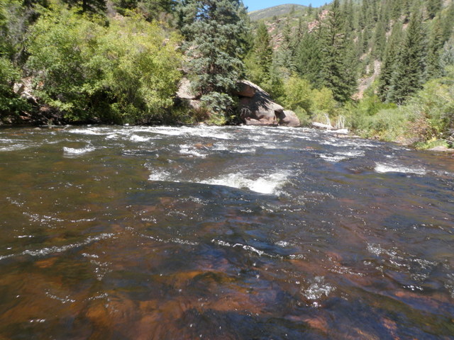 Looking Downstream from Rectangular Rock Pool